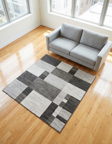 5' 3 x 5' 3 Equinox Square Rug