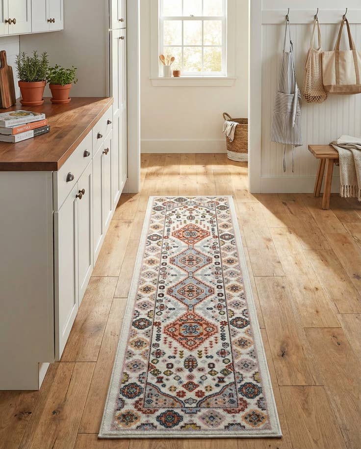 Detail image of 2' x 8' Kamala Washable Runner Rug