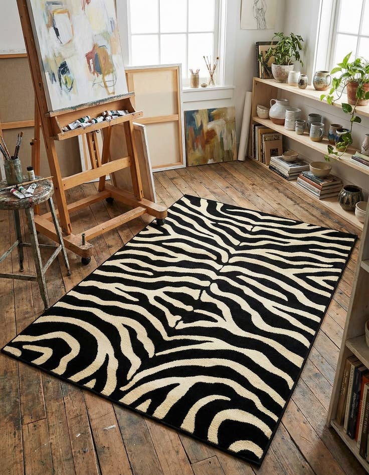 Detail image of 4' 1 x 6' 1 Safari Rug