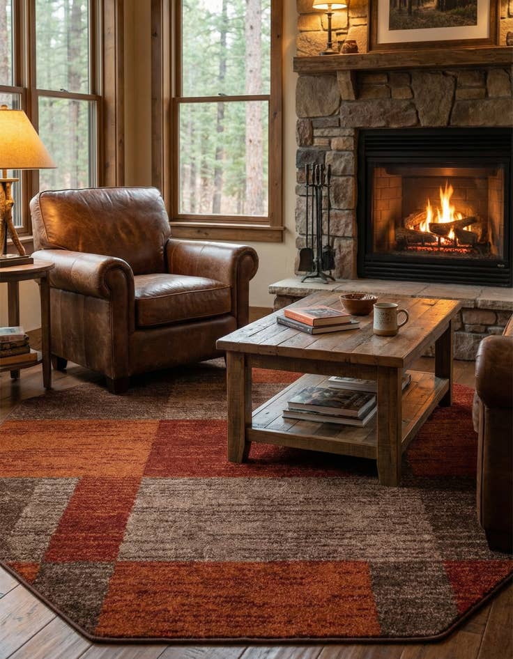 Detail image of 5' 3 x 5' 3 Equinox Octagon Rug