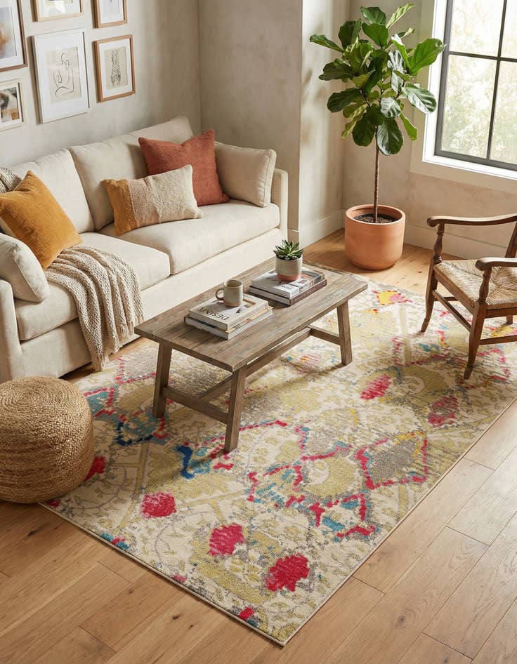 Detail image of 7' x 10' Washable Santa Fe Rug