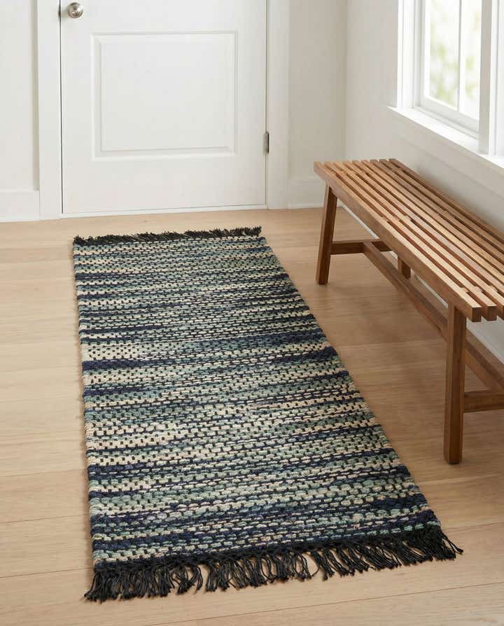 2' x 5' 1 Hand Woven Chunky Jute Runner Rug