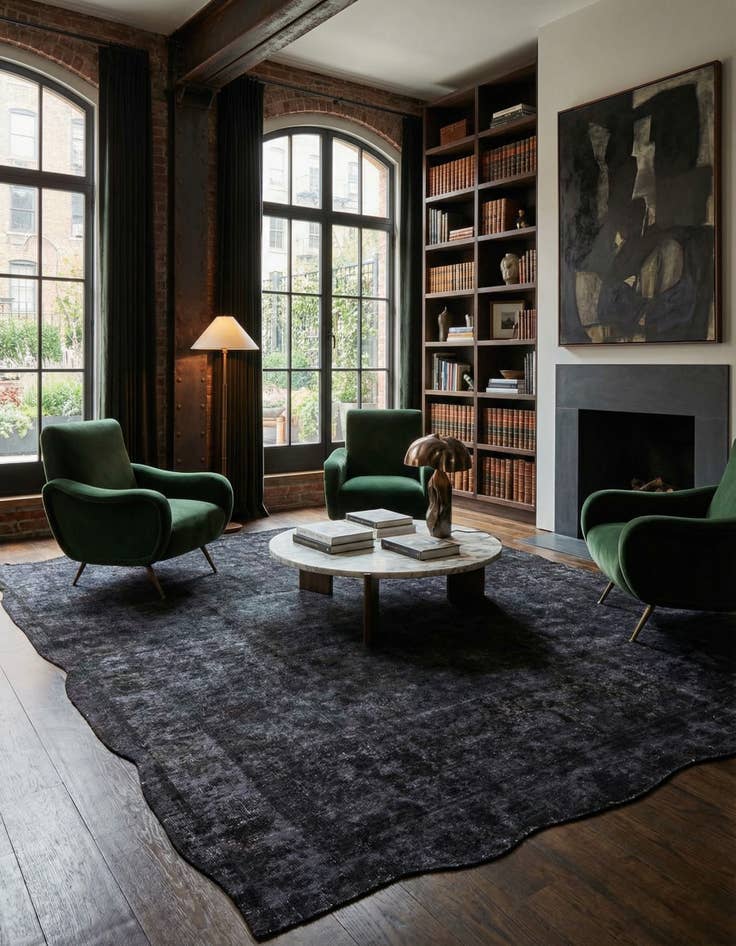 Detail image of 9' 9 x 12' 6 Hand Knotted Ultra Vintage Persian Wool Rug