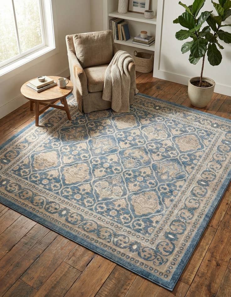 Detail image of 8' x 8' Viola Square Rug