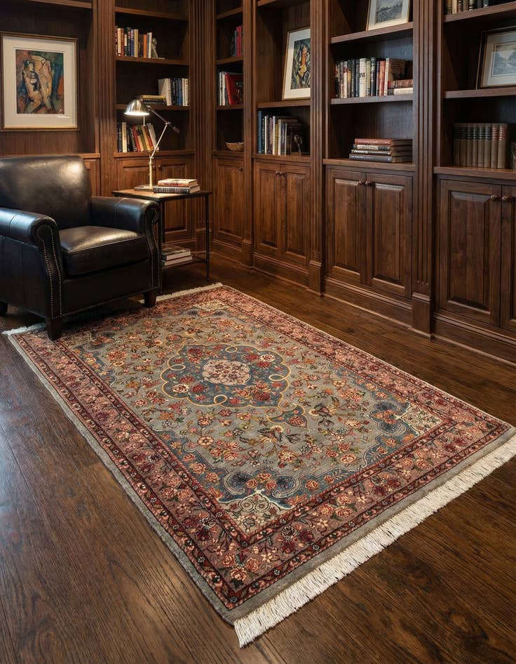 Detail image of 3' 8 x 5' 7 Bidjar Wool Rug