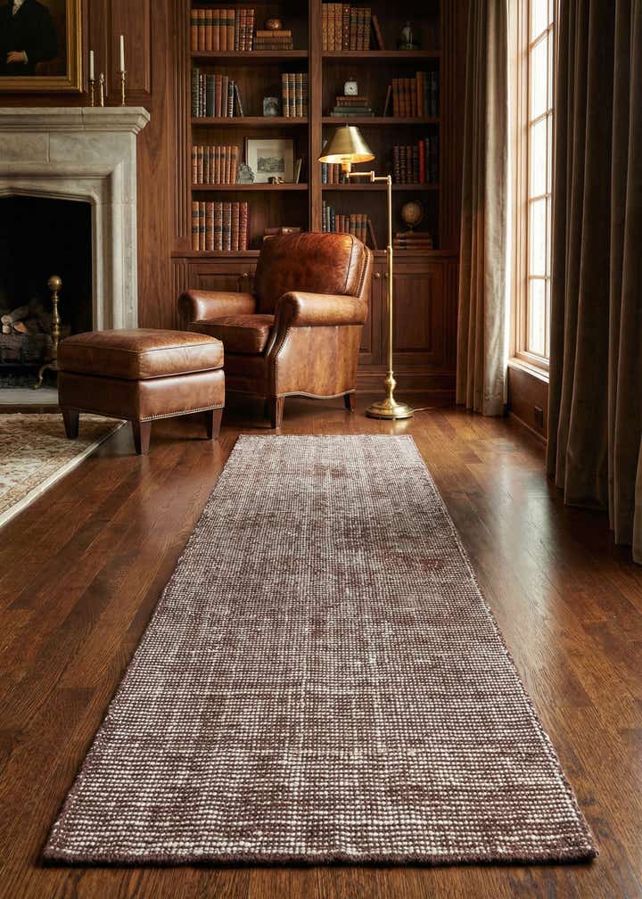 2' x 8' Hand Woven Jill Zarin English Manor Wool Runner Rug
