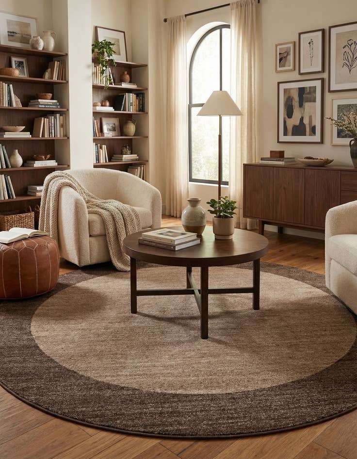 Detail image of 7' 10 x 7' 10 Loft Round Rug