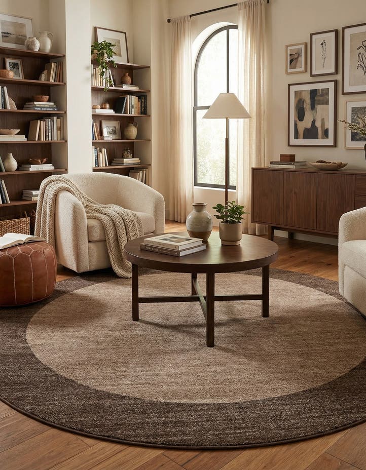 7' 10 x 7' 10 Angelica Round Rug