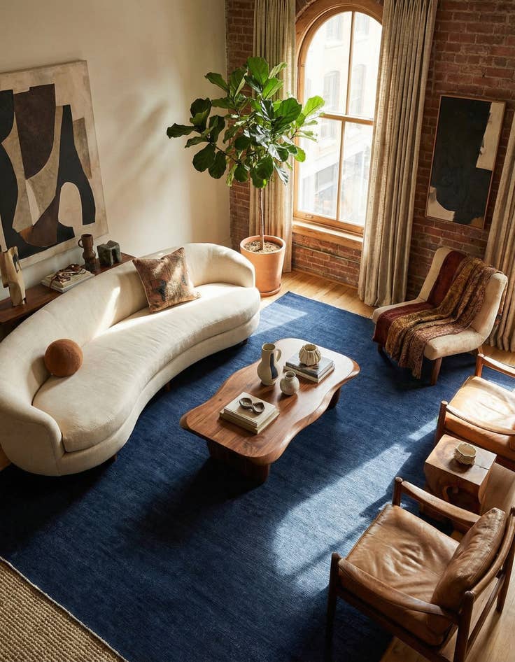 Detail image of 11' 9 x 15' 11 Hand Woven Kilim Afghan Wool Rug