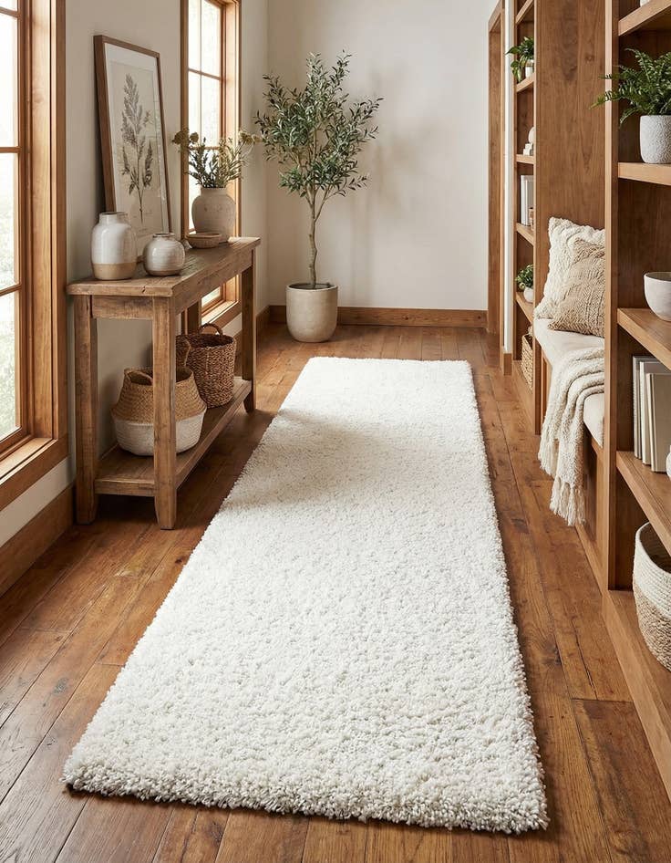 Detail image of  2' x 8' Jill Zarin Shaggy Chic Runner Rug