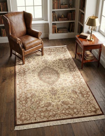 3' 3 x 5' Ghom Silk Rug