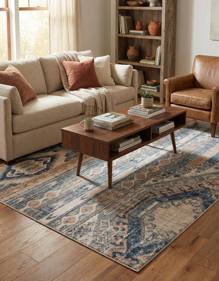 Detail image of 5' 3 x 8' Oregon Rug