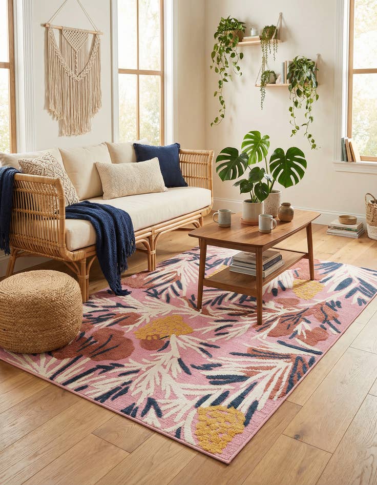 Detail image of 5' x 7' 7 Washable Indoor / Outdoor Rug