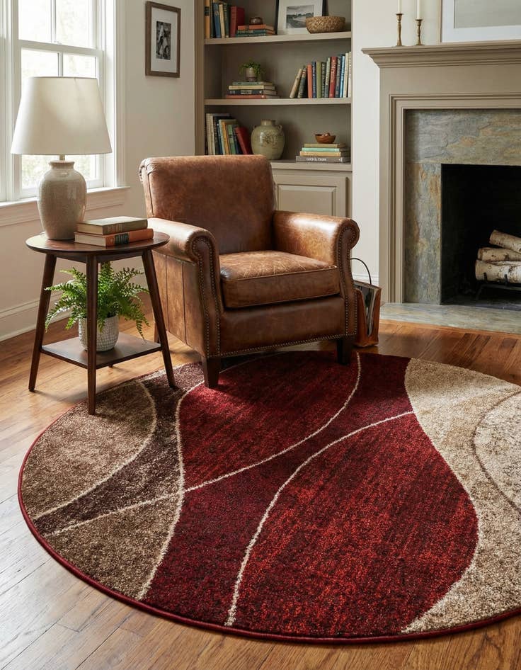 Detail image of 4' 1 x 4' 1 Equinox Round Rug