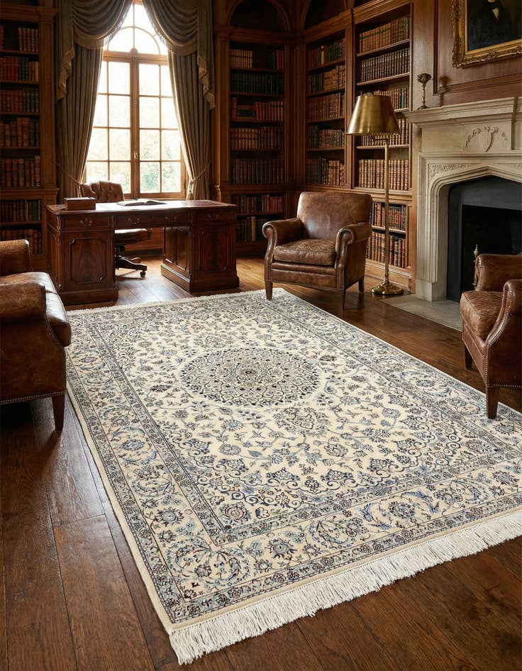 Detail image of 4' 10 x 7' 9 Nain Rug