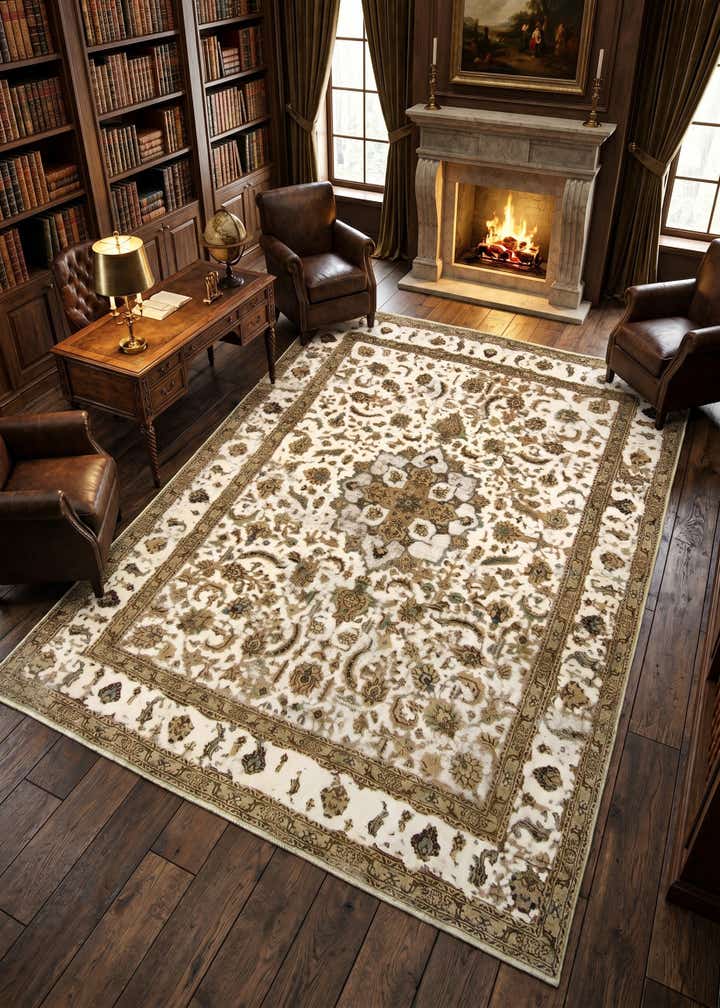 9' 9 x 12' 8 Hand Knotted Vintage Royal Persian Wool Rug