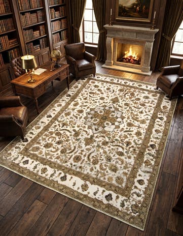 9' 9 x 12' 8 Hand Knotted Vintage Royal Persian Wool Rug