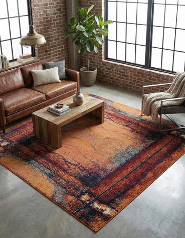 7' 10 x 7' 10 Washable Hyacinth Square Rug