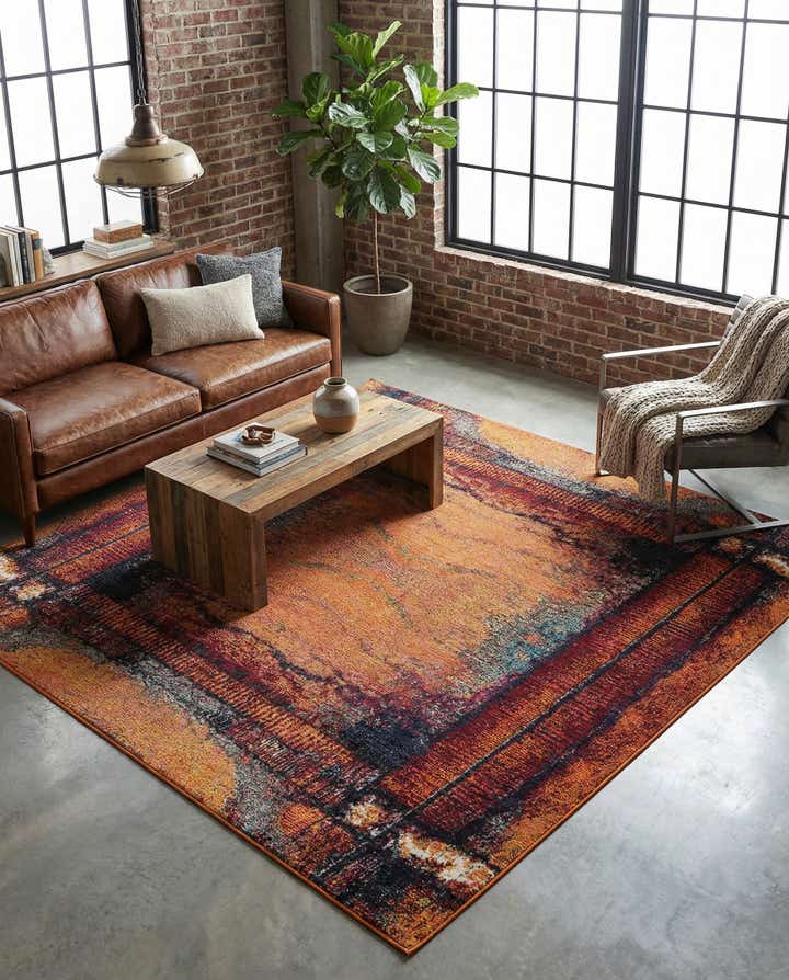 7' 10 x 7' 10 Washable Hyacinth Square Rug