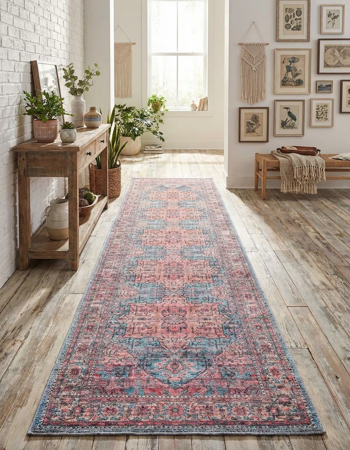 2' x 10' Washable Maahru Runner Rug