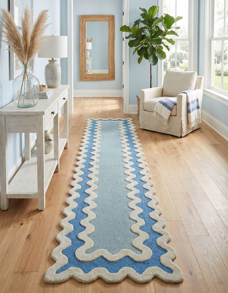 Detail image of 2' 7 x 13' 1 Happy Rugs Wool Runner