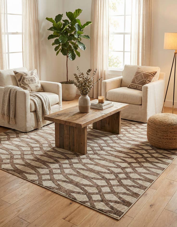 Detail image of 8' x 8' Himalaya Square Rug