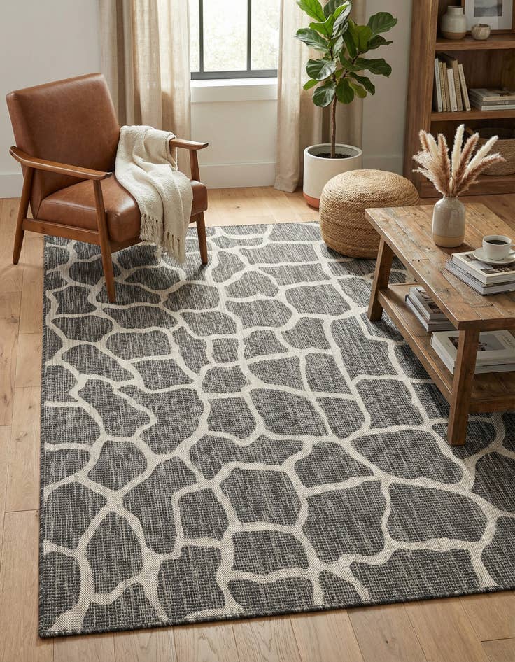 Detail image of 5' 3 x 8' Washable Safari Indoor / Outdoor Rug