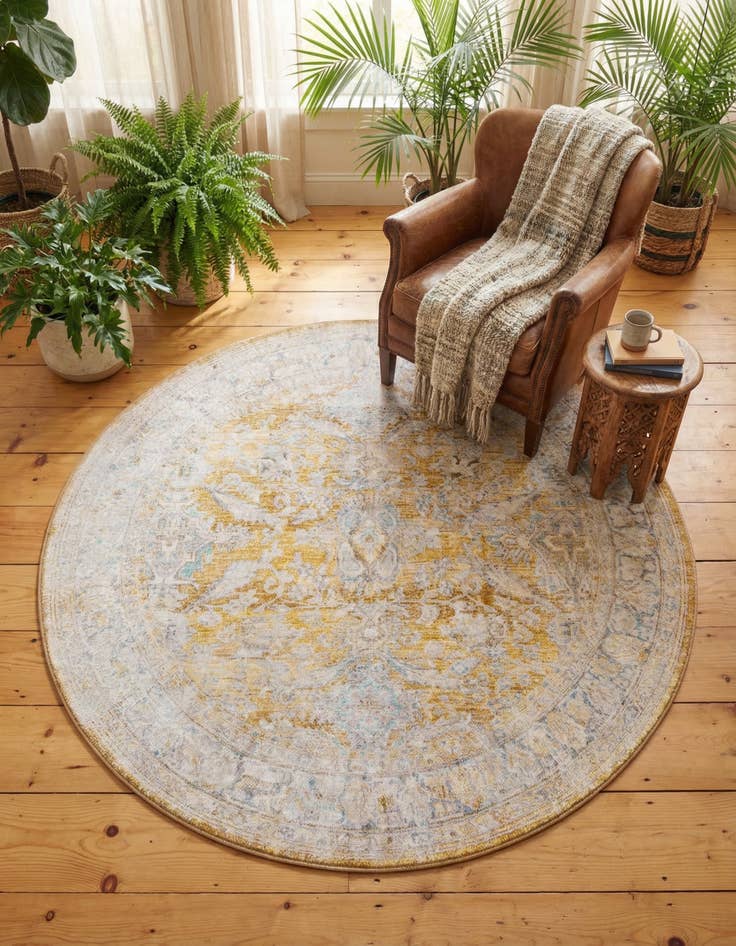 Detail image of 5' x 5' Timeless Round Rug