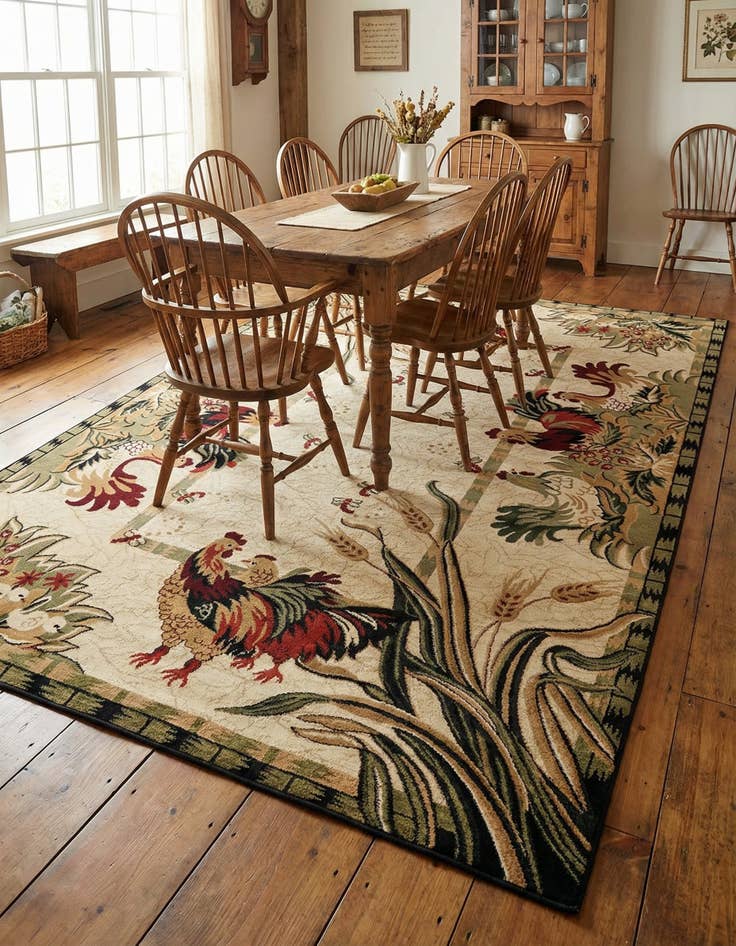 Detail image of 7' 10 x 11' Country Rug