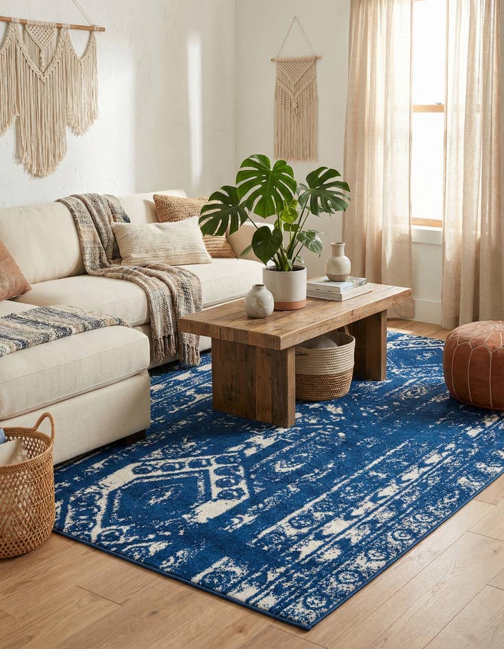 Detail image of 5' 3 x 8' Lennon Rug