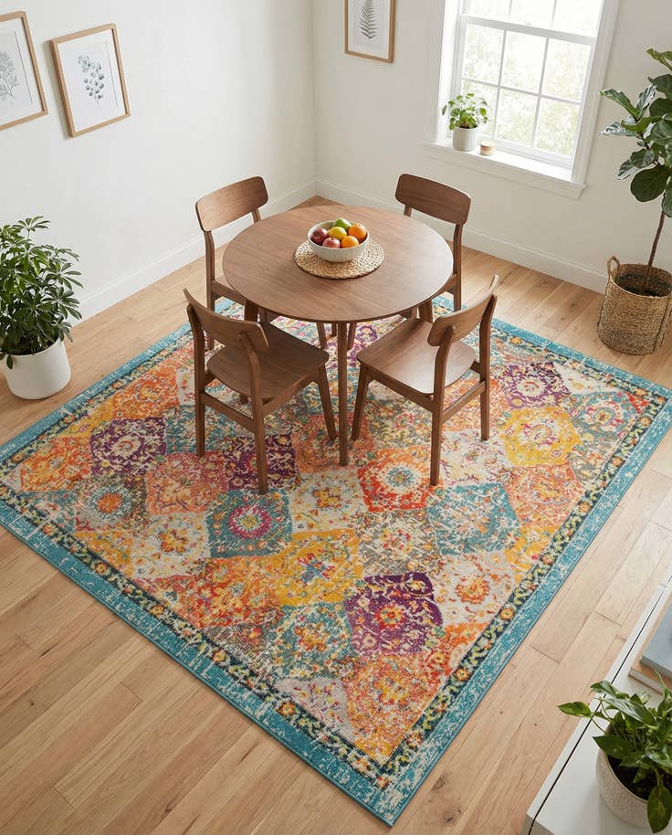 Detail image of 6' x 6' Madeline Square Rug