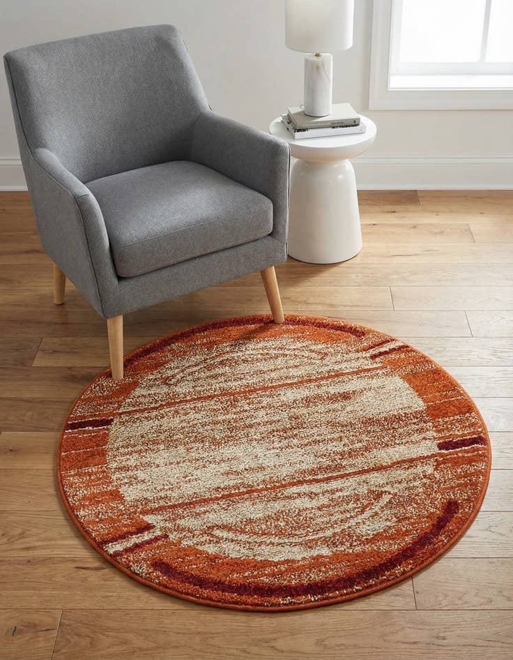 Detail image of 3' x 3' Harvest Round Rug