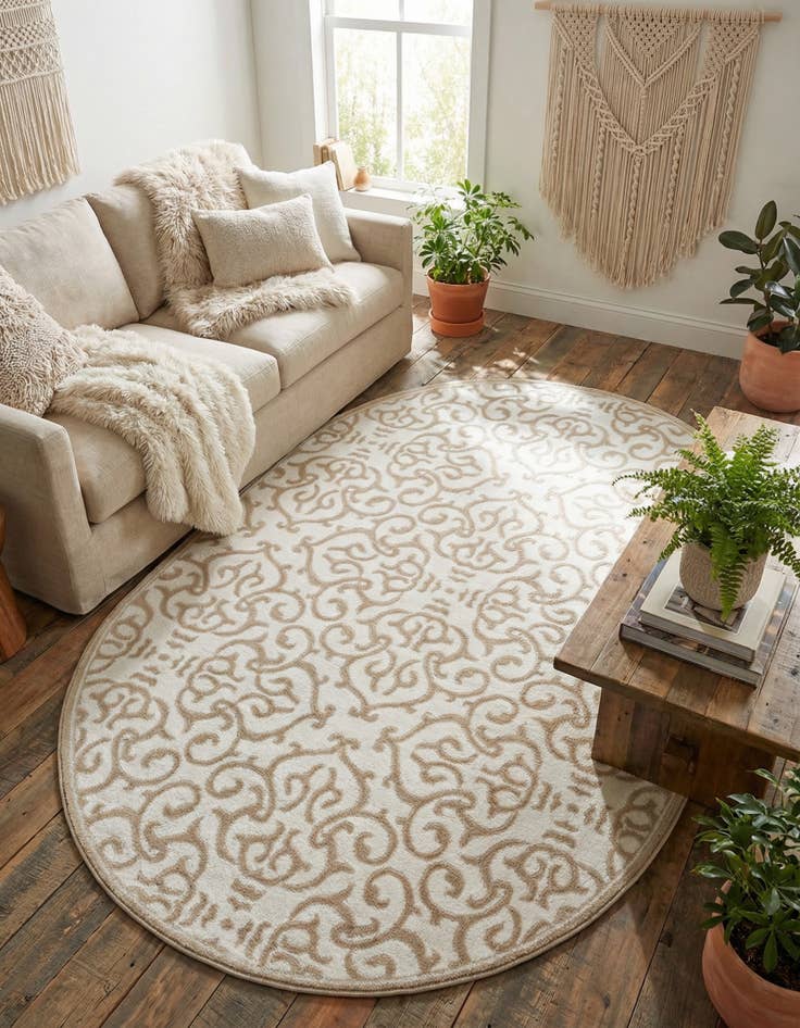 Detail image of 4' x 6' Himalaya Oval Rug