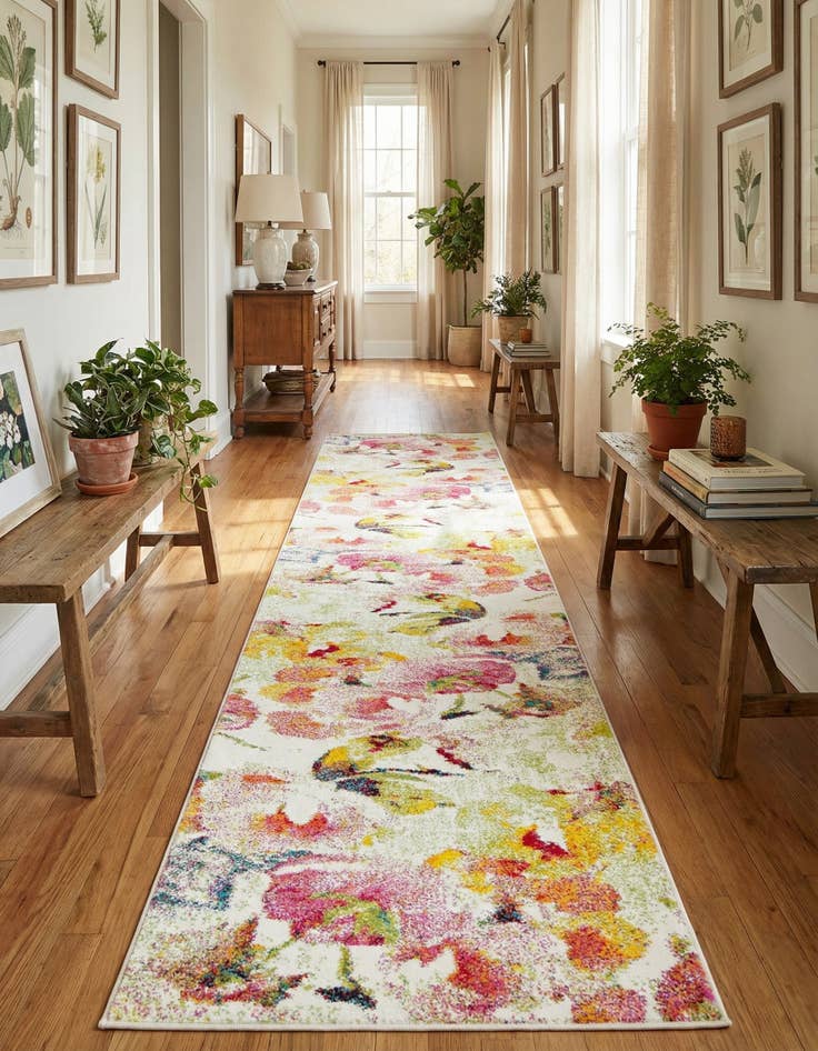 Detail image of 2' 7 x 14' Tuscany Runner Rug