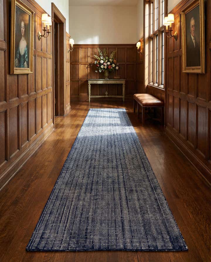 2' 7 x 14' 1 Hand Woven Jill Zarin English Manor Farmhouse Wool Runner Rug