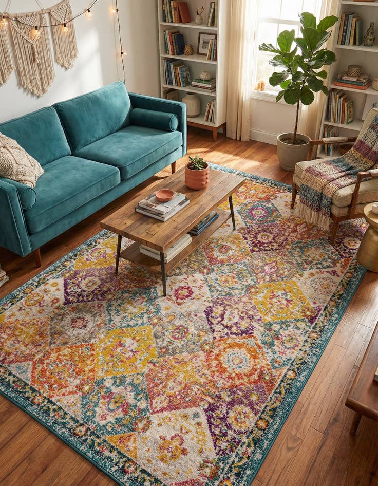 Detail image of 5' 3 x 8' Madeline Rug