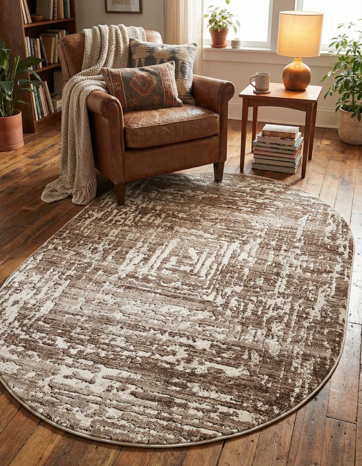 Detail image of 4' x 6' Hermitage Oval Rug