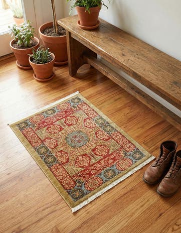 Red Mamluk Rug