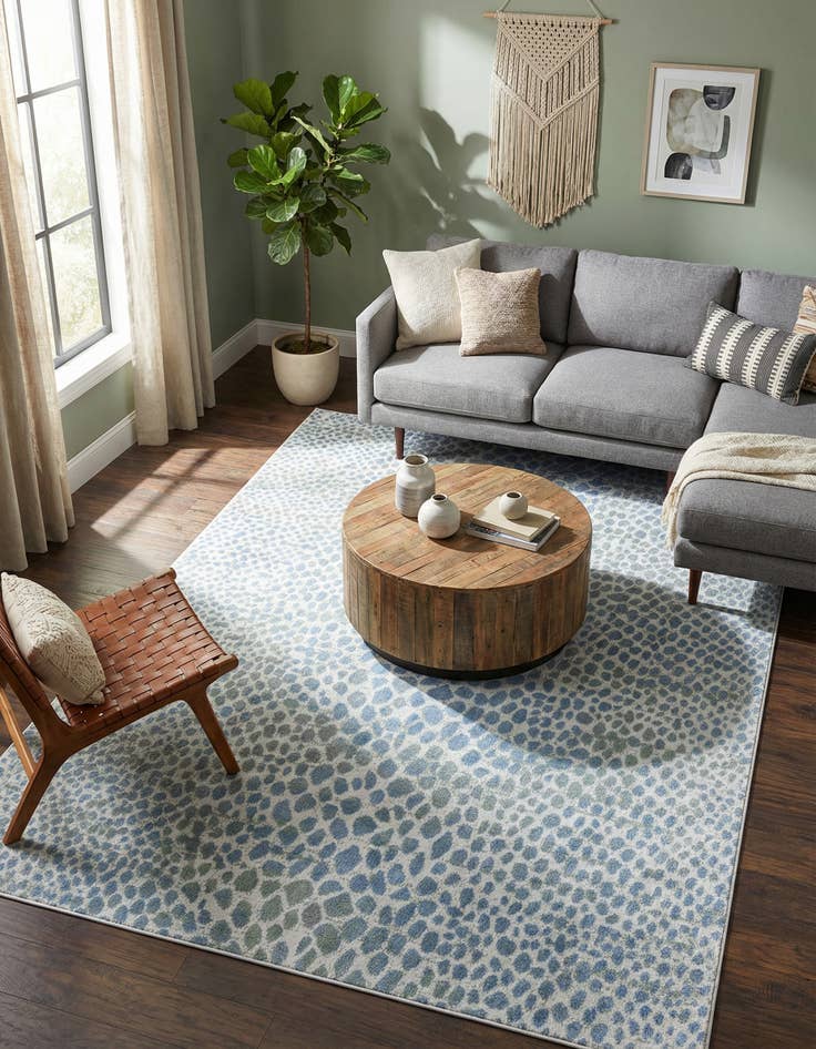 Detail image of 5' 3 x 8' Kamala Washable Rug