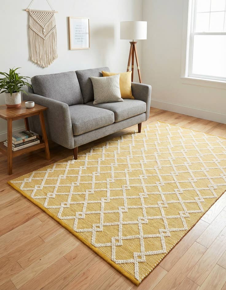 Detail image of 5' 1 x 8'  Hand Knotted Jill Zarin Dorset Rug