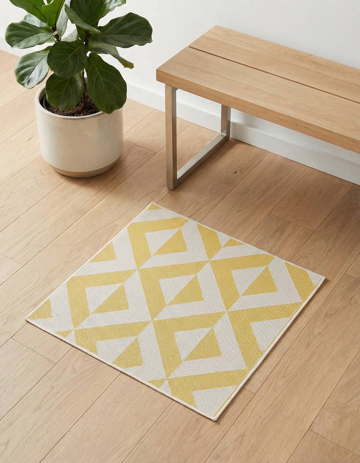 Detail image of 1' 4 x 1' 4 Washable Jill Zarin Napa Indoor / Outdoor Sample Rug