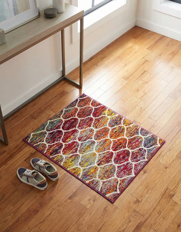 Detail image of 2' x 3' Trellis Frieze Rug