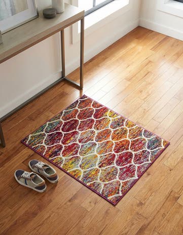 Lattice Frieze Rug