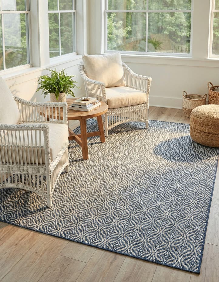 5' 3 x 8' Easy-Clean Lattice Indoor / Outdoo...