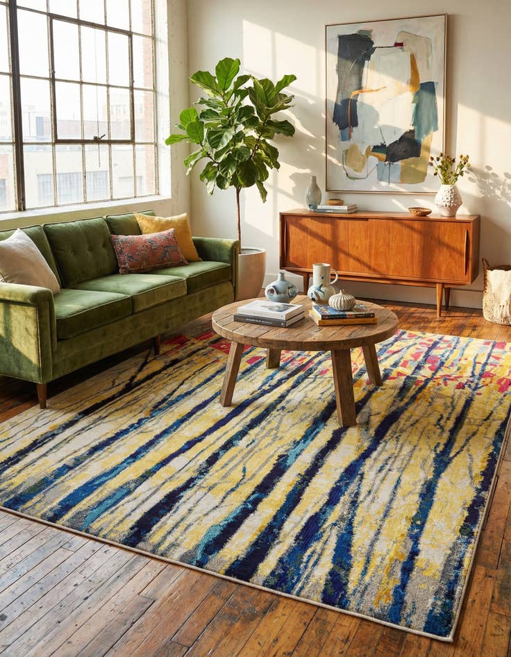 Detail image of 9' x 12' Washable Hyacinth Rug