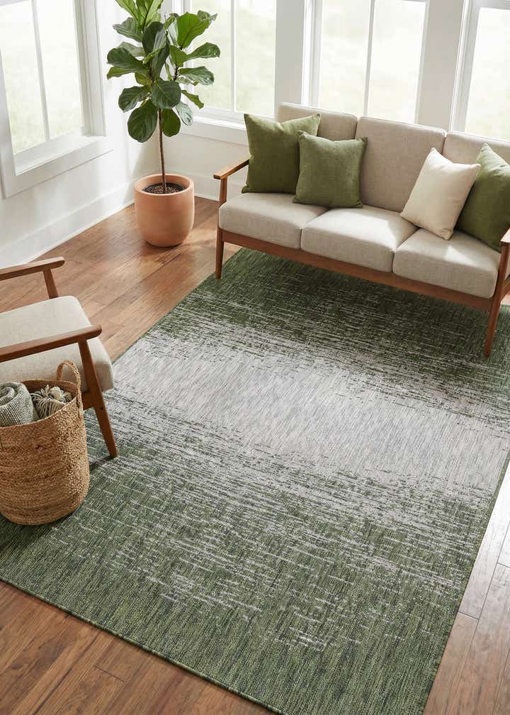 5' 3 x 8' Easy-Clean Modern Indoor / Outdoor Rug