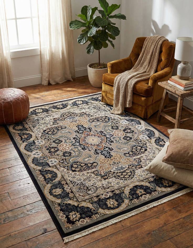 Detail image of 7' 10 x 10' Nain Design Rug