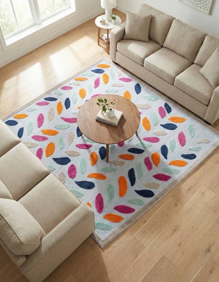 Detail image of 7' 10 x 7' 10 Washable Aruba Indoor / Outdoor Square Rug