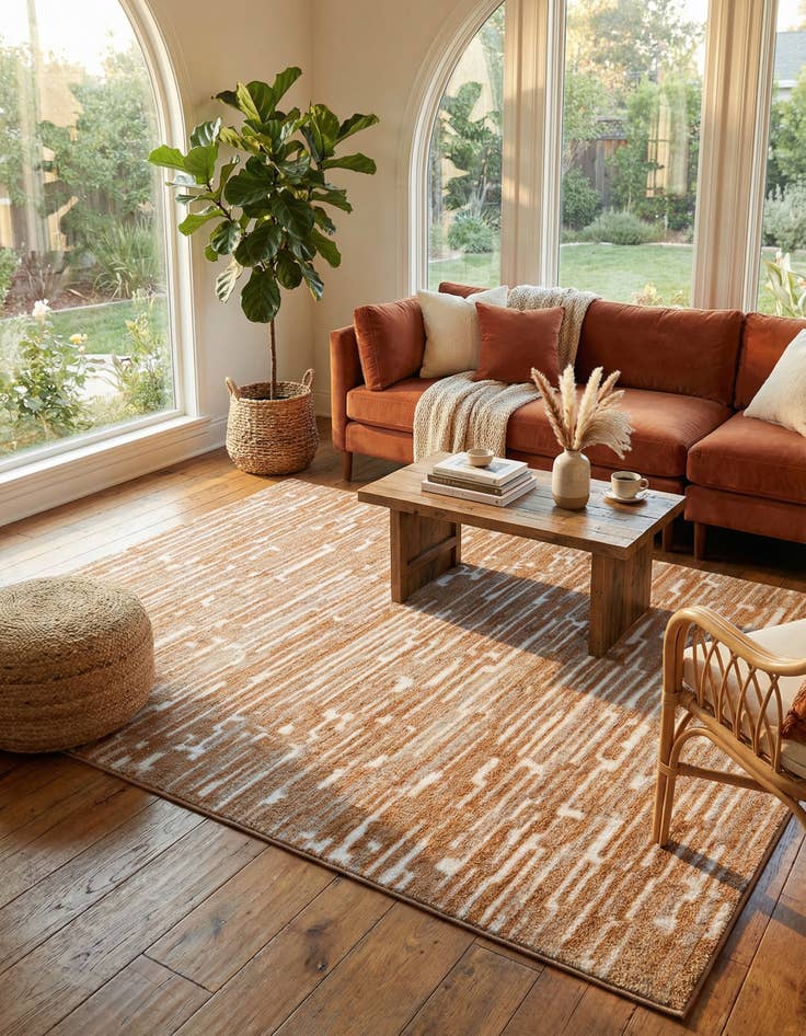 Detail image of 7' 10 x 10' Sepia Rug