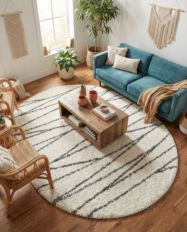 7' 10 x 10' Serenity Shag Oval Rug
